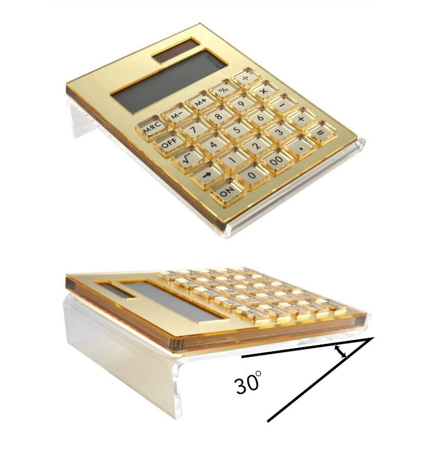 Multi Color Acrylic Calculator with Stand